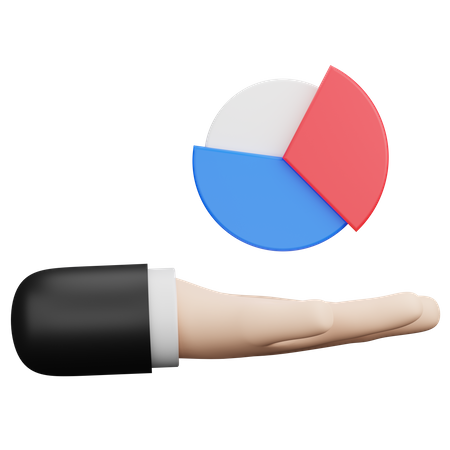 Diagramme à main  3D Icon