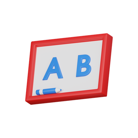 Tableau blanc  3D Icon