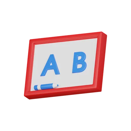 Tableau blanc  3D Icon