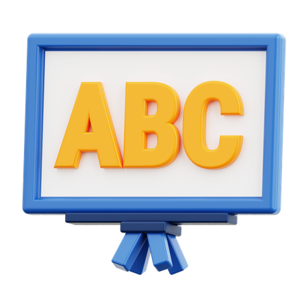 Tableau blanc  3D Icon