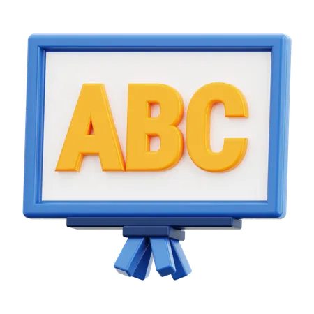 Tableau blanc  3D Icon