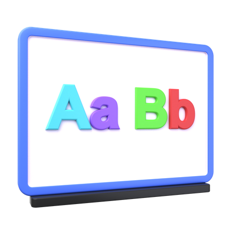 Tableau blanc  3D Icon