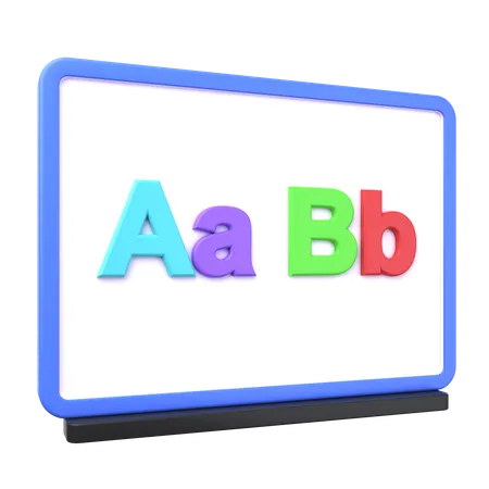 Tableau blanc  3D Icon