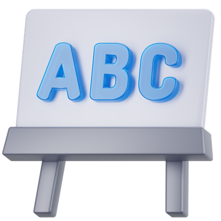 Tableau blanc  3D Icon