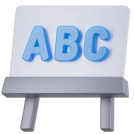 Tableau blanc  3D Icon