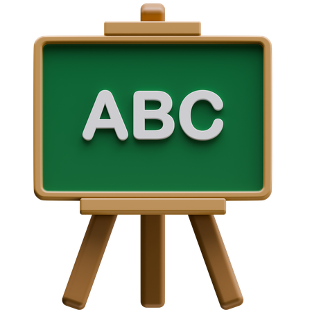 Tableau blanc  3D Icon