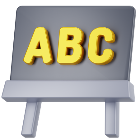 Tableau blanc  3D Icon