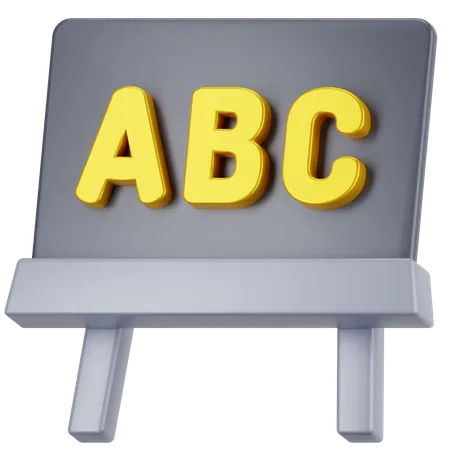 Tableau blanc  3D Icon