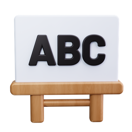 Tableau blanc  3D Icon