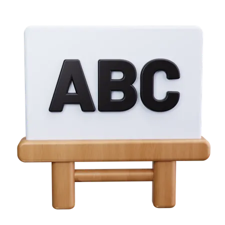 Tableau blanc  3D Icon