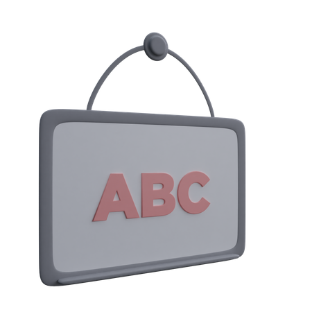 Tableau blanc  3D Icon