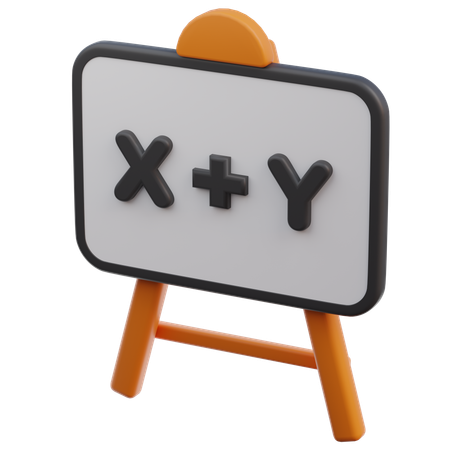 Tableau blanc  3D Icon