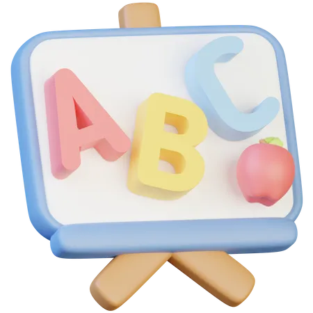 Tableau blanc  3D Icon