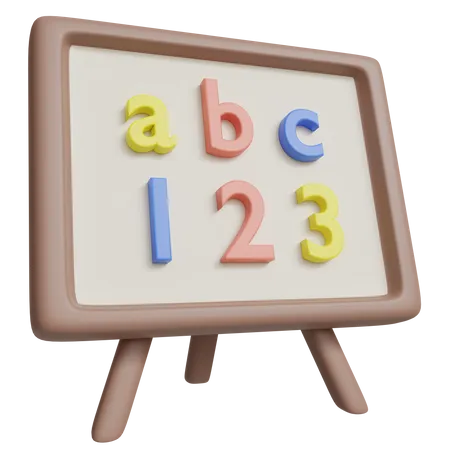 Tableau blanc  3D Icon