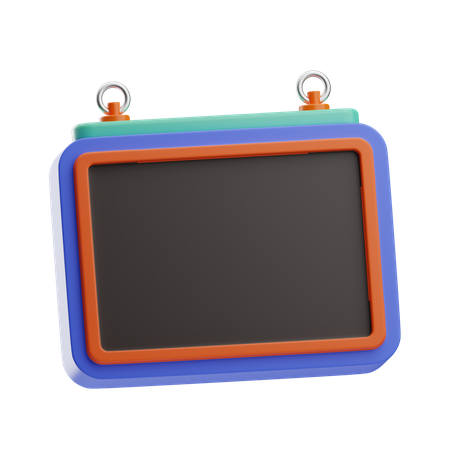 Tableau blanc  3D Icon