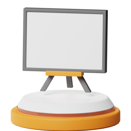 Tableau blanc  3D Icon