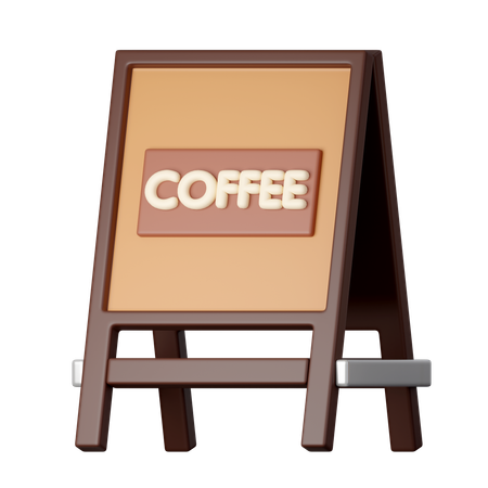 Tableau du café  3D Icon