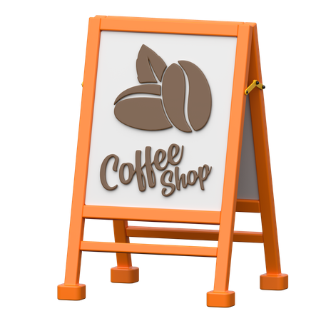 Tableau du café  3D Icon