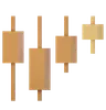 Tableau des bâtons de bougie