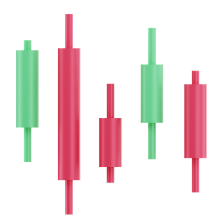 Tableau des bâtons de bougie  3D Icon