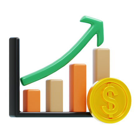 Tableau d'investissement  3D Icon