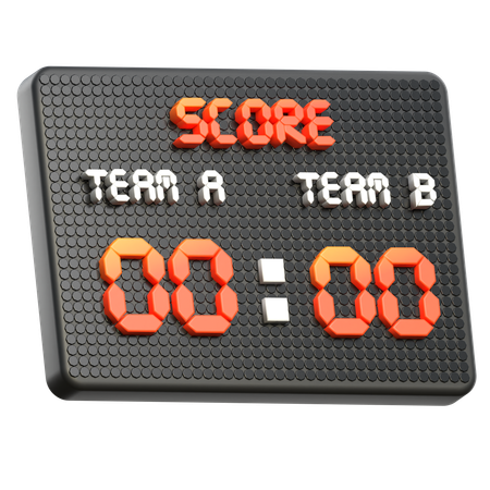 Tableau de bord de basket-ball  3D Icon