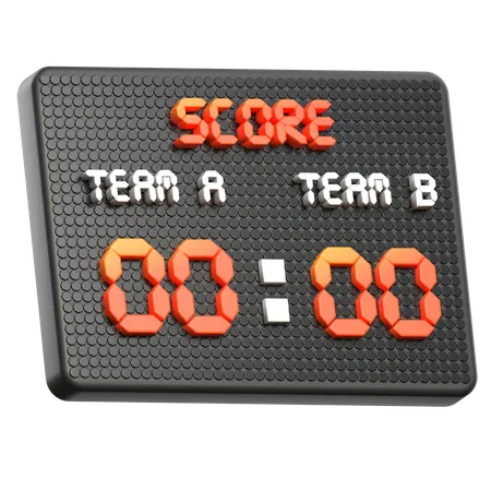 Tableau de bord de basket-ball  3D Icon