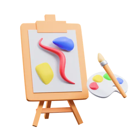 Tableau d'artiste  3D Icon