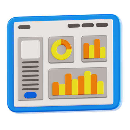 Tableau de bord  3D Icon