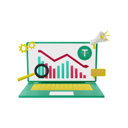 Tableau de perte d'attache  3D Illustration