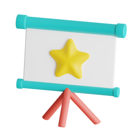 Tableau de présentation  3D Icon