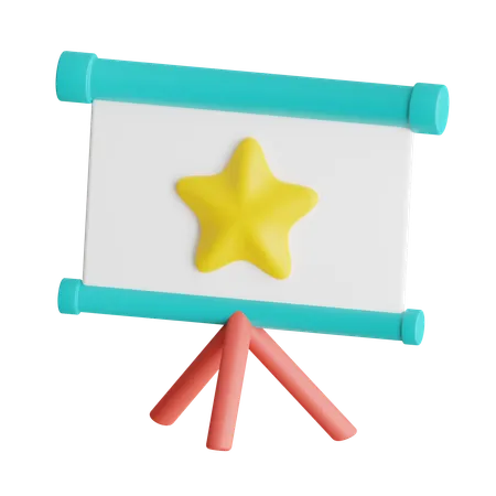 Tableau de présentation  3D Icon