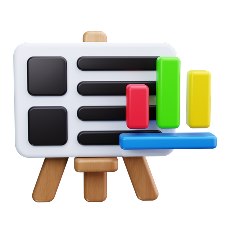 Tableau de présentation  3D Icon