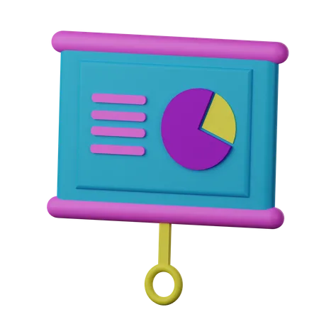 Tableau de présentation  3D Icon