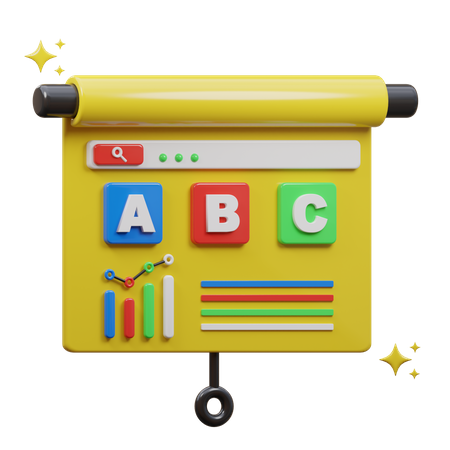 Tableau de présentation  3D Icon