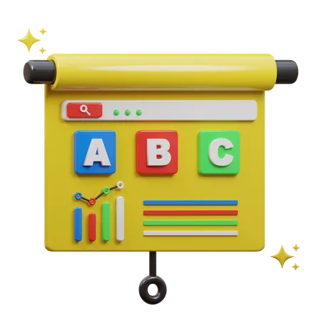 Tableau de présentation  3D Icon