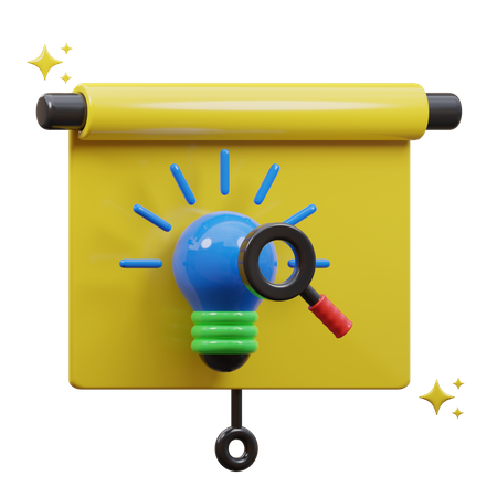 Tableau de présentation  3D Icon