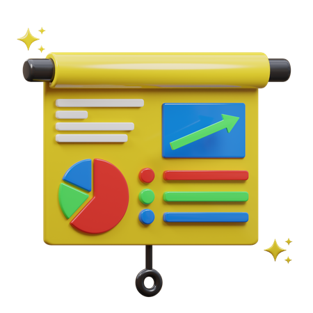 Tableau de présentation  3D Icon