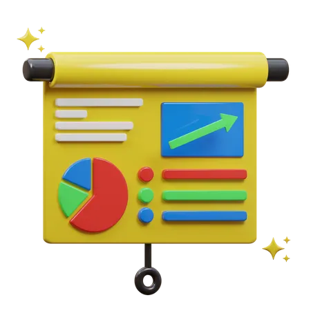 Tableau de présentation  3D Icon