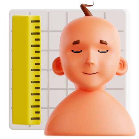 Tableau de taille de bébé  3D Icon