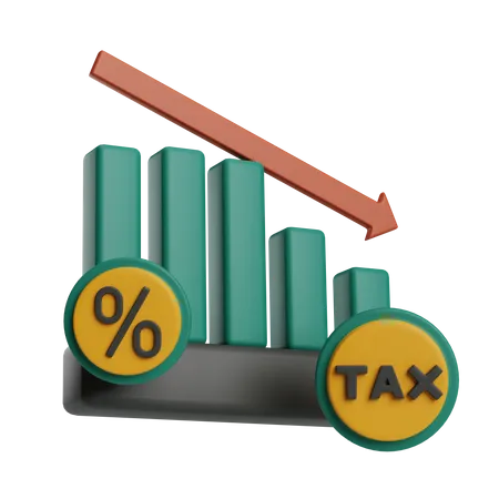 Tableau des pertes fiscales  3D Icon