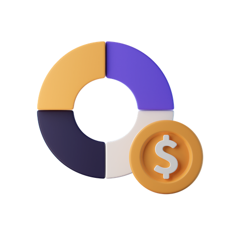 Tableau financier  3D Icon