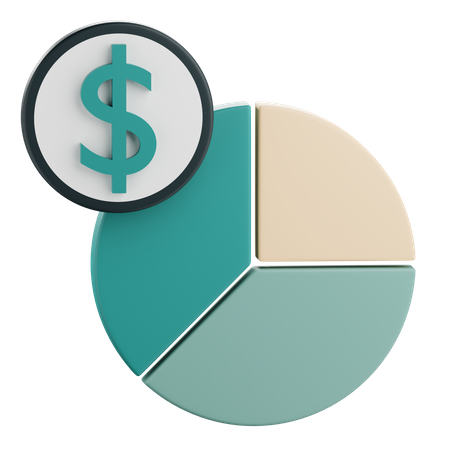 Tableau financier  3D Icon