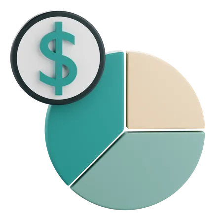 Tableau financier  3D Icon