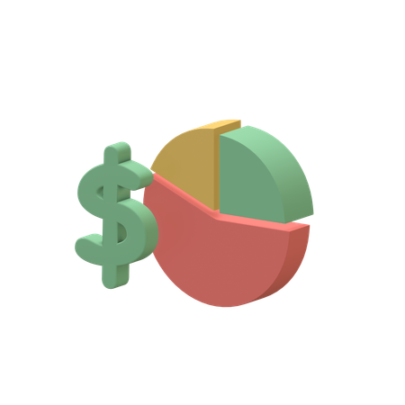 Tableau financier  3D Icon