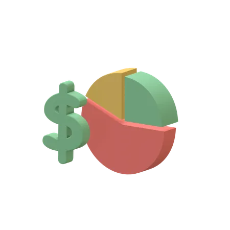 Tableau financier  3D Icon