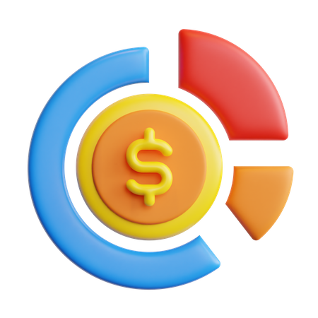 Tableau financier  3D Icon