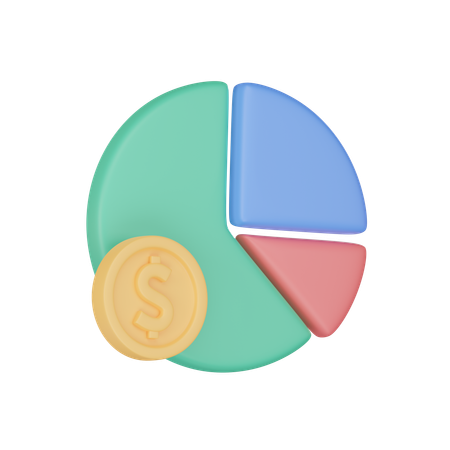 Tableau financier  3D Icon