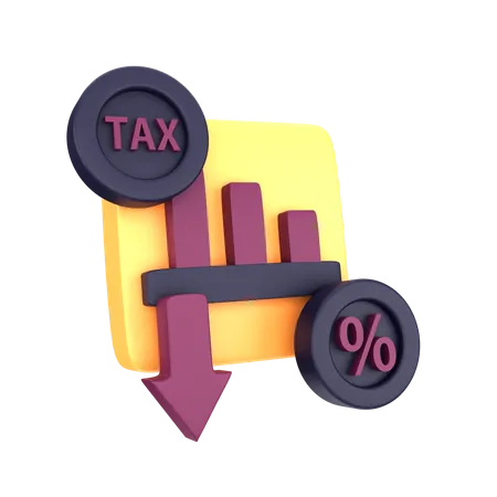 Tableau des impôts  3D Icon