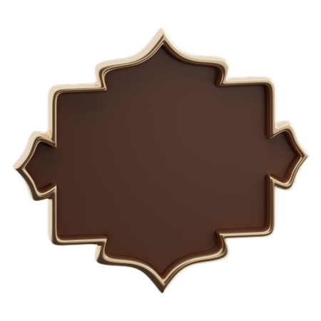 Tableau islamique  3D Icon